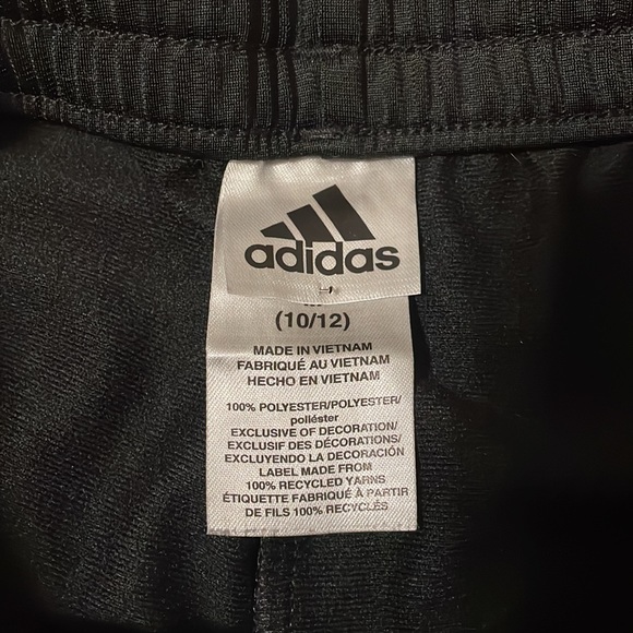 Adidas Youth Iconic Tricot Black Track Jogger Pants. - Picture 5 of 11